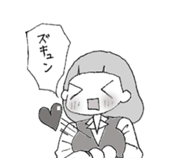 emotions of the girl sticker #1468416