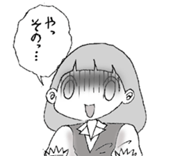 emotions of the girl sticker #1468422