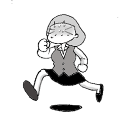 emotions of the girl sticker #1468441