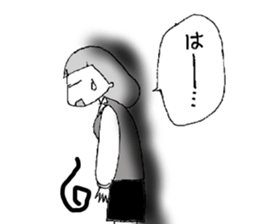 emotions of the girl sticker #1468443