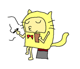 cat costume/NEKOTASAN sticker #1468569