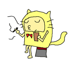 cat costume/NEKOTASAN sticker #1468569