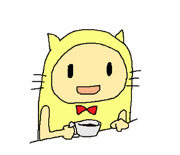 cat costume/NEKOTASAN sticker #1468571