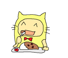 cat costume/NEKOTASAN sticker #1468574