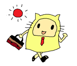 cat costume/NEKOTASAN sticker #1468577