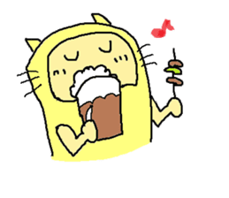 cat costume/NEKOTASAN sticker #1468586