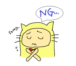 cat costume/NEKOTASAN sticker #1468589