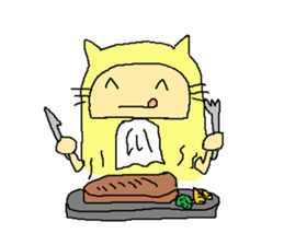 cat costume/NEKOTASAN sticker #1468590