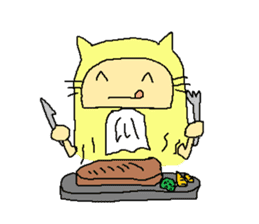 cat costume/NEKOTASAN sticker #1468590