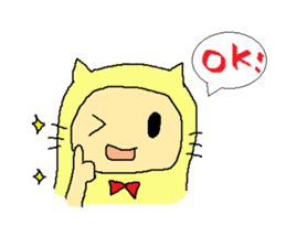 cat costume/NEKOTASAN sticker #1468591