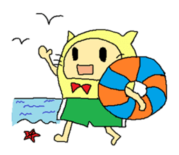 cat costume/NEKOTASAN sticker #1468598