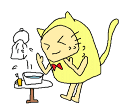 cat costume/NEKOTASAN sticker #1468599