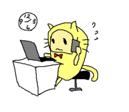 cat costume/NEKOTASAN sticker #1468601