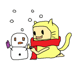 cat costume/NEKOTASAN sticker #1468602