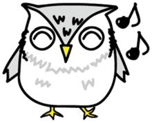 Owl Taro sticker #1468980