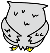 Owl Taro sticker #1468989