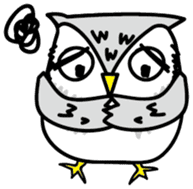 Owl Taro sticker #1469002