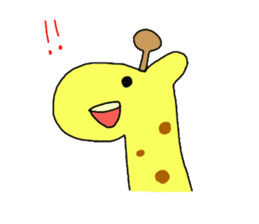 Lovely Giraffe sticker #1469211