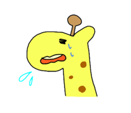 Lovely Giraffe sticker #1469227