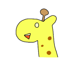 Lovely Giraffe sticker #1469243