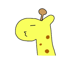 Lovely Giraffe sticker #1469244