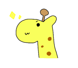Lovely Giraffe sticker #1469245