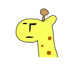 Lovely Giraffe sticker #1469246