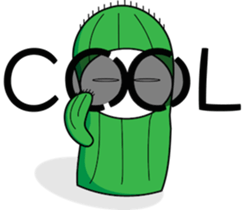 oh cool Cactus sticker #1469282