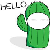 oh cool Cactus sticker #1469284