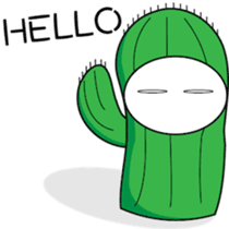 oh cool Cactus sticker #1469284