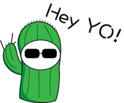 oh cool Cactus sticker #1469285