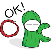 oh cool Cactus sticker #1469287