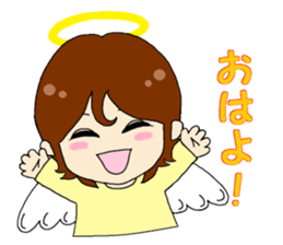 An angel and a devilkin sticker #1469568