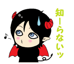 An angel and a devilkin sticker #1469571