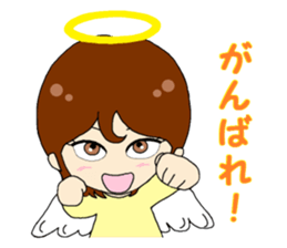 An angel and a devilkin sticker #1469574