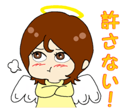 An angel and a devilkin sticker #1469575