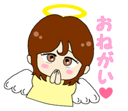 An angel and a devilkin sticker #1469576