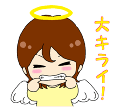 An angel and a devilkin sticker #1469583