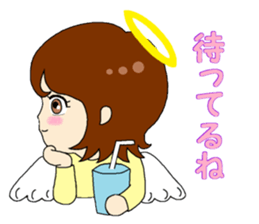 An angel and a devilkin sticker #1469584