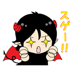 An angel and a devilkin sticker #1469586