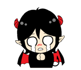An angel and a devilkin sticker #1469595