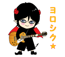 An angel and a devilkin sticker #1469604