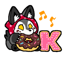 LITTLE RED HOOD WOLF-CHAN sticker #1470008