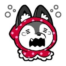 LITTLE RED HOOD WOLF-CHAN sticker #1470043