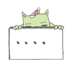 Ricky green bear that says reckless sticker #1471393