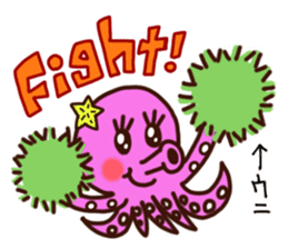"IKAO & TAKOMI"Kawaii! Squid and Octopus sticker #1471930