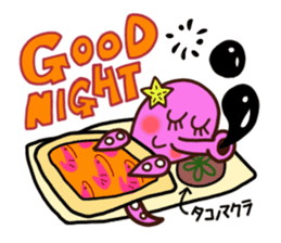 "IKAO & TAKOMI"Kawaii! Squid and Octopus sticker #1471956