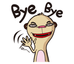 0.5mm Meerkat sticker #1472818