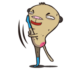 0.5mm Meerkat sticker #1472821