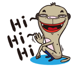 0.5mm Meerkat sticker #1472830